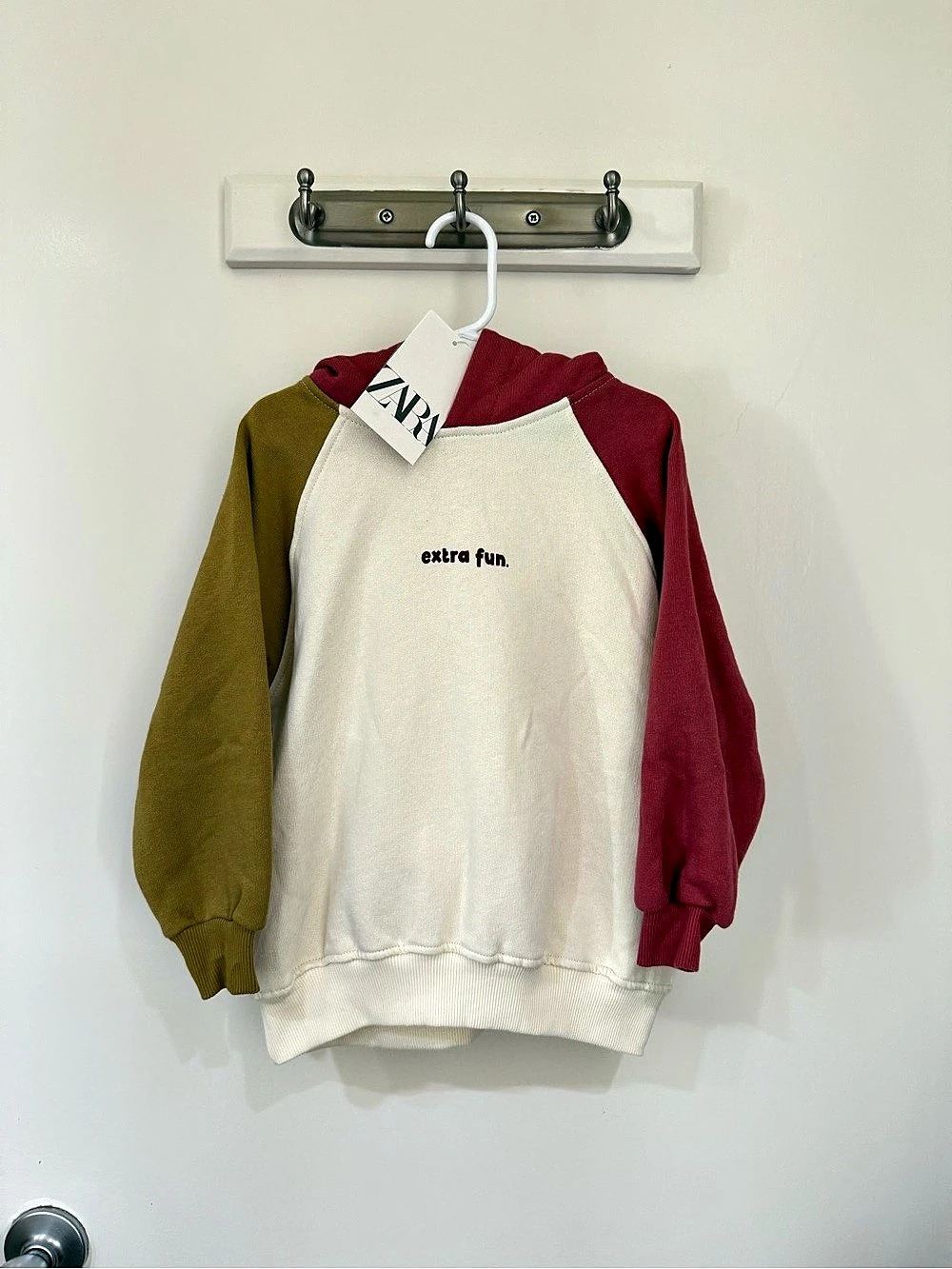 Zara Colorblock Extra Fun Sweatshirt 5 Years NWT